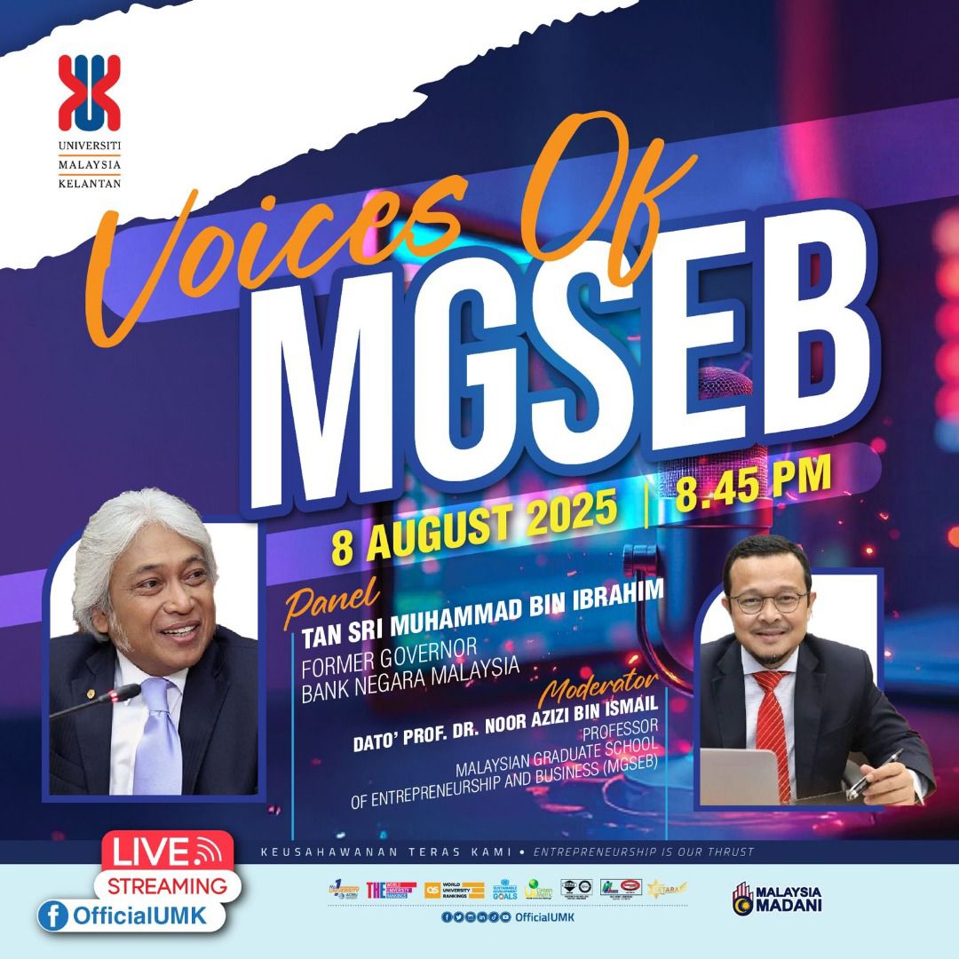 [LIVE PODCAST 002] VOICES OF MGSEB WITH TAN SRI MUHAMMAD BIN IBRAHIM